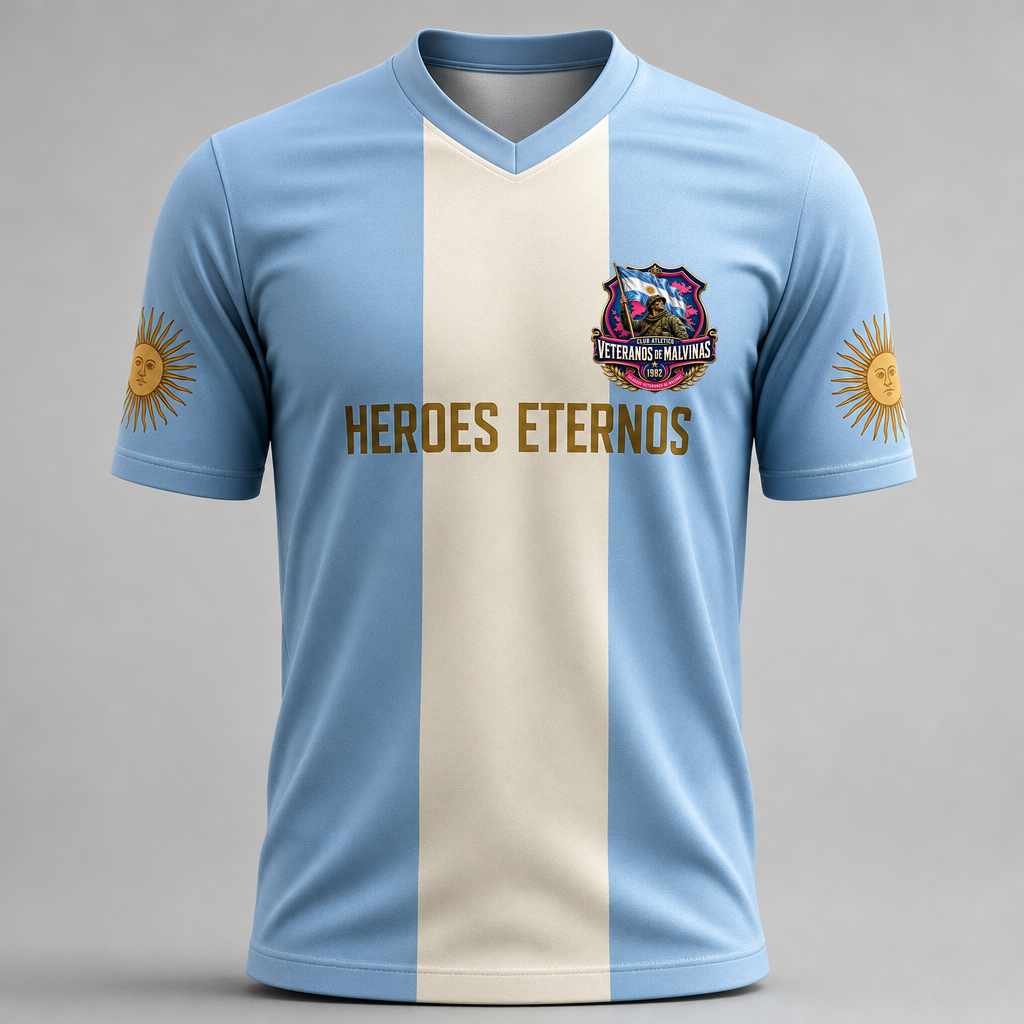 Camiseta titular de Club Atletico Veteranos De Malvinas