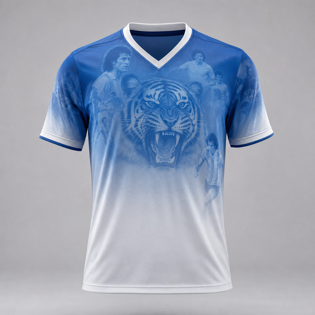 Camiseta titular de club de futbol campeones